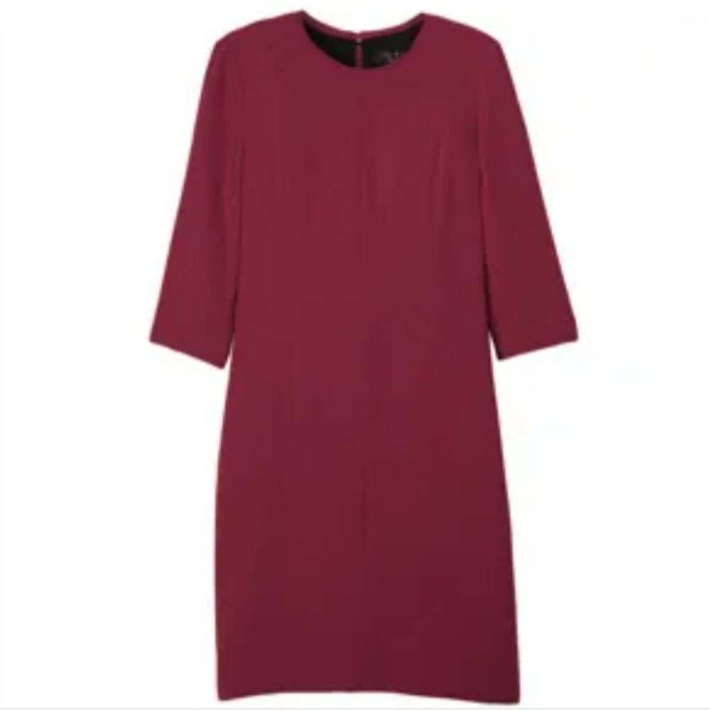 Rag and Bone Raj Dress Merlot Oxblood Formal Cocktail Sheath Dress Size 4